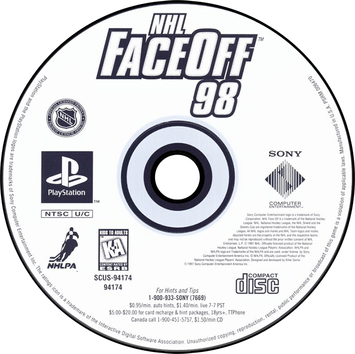 NHL FaceOff 98 media 5 for Playstation